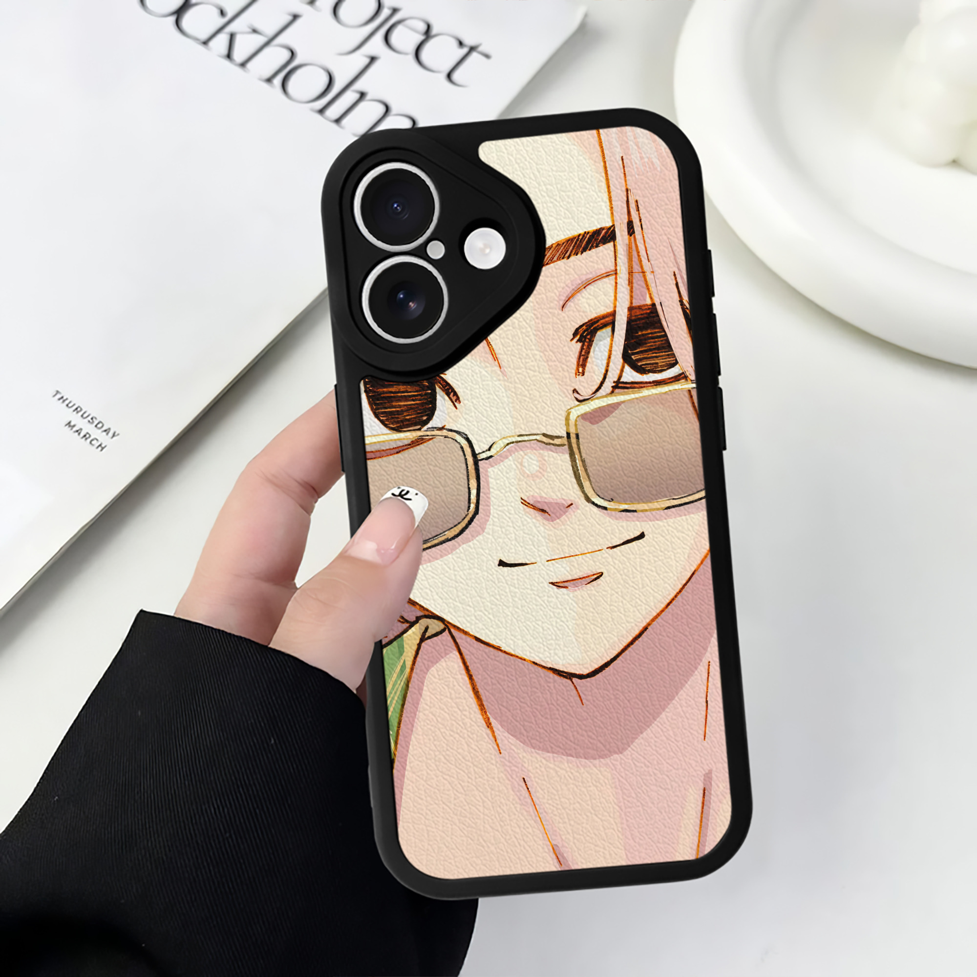 （画像用） 東京リベンジャーズ Tokyo Revengers 【iPhone 16シリーズ対応】シリコンスマホケース（レザー調） 材質：シリコン